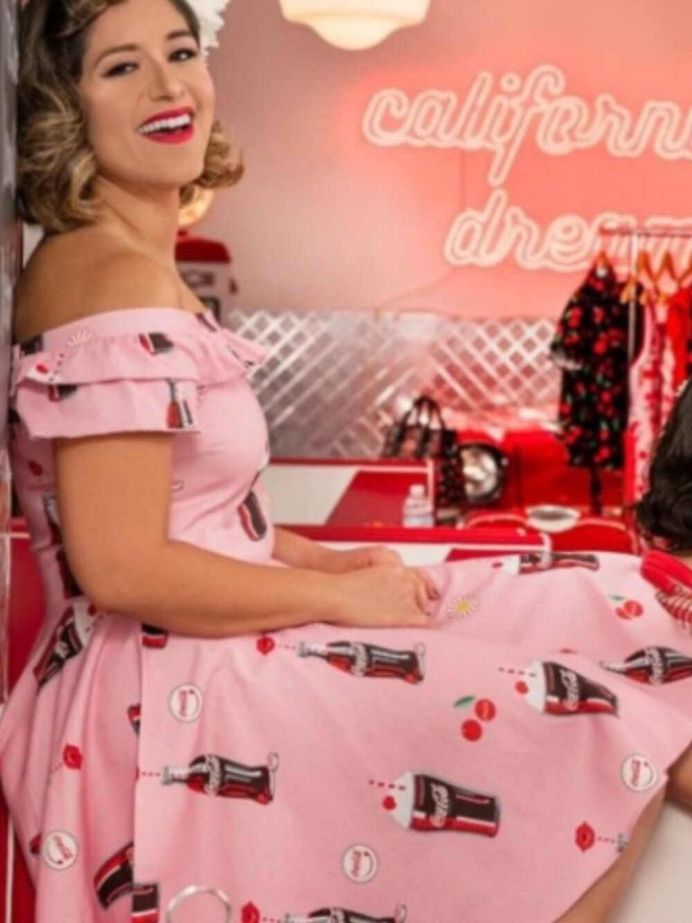 Stitch Shoppe by Loungefly Coca Cola Pink Dress 2X